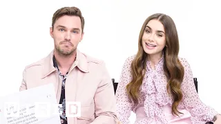 Lily Collins & Nicholas Hoult Answer the Web's Most Searched Questions | WIRED