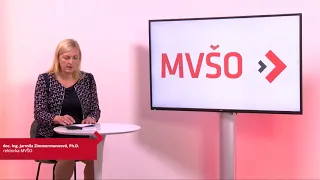 Rektorka Jarmila Zimmermannová | Pozdrav studentům 1. ročníku MVŠO