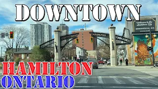Hamilton - Ontario - Canada - 4K Downtown Drive