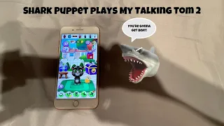 SB Movie: Shark Puppet plays My Talking Tom 2!