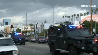 LAPD SWAT BEAR CATS RESPONDING CODE 3 | 2-14-2023