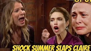 Victoria angrily defends her daughter Claire against Summer's threats Young And Restless Spoilers