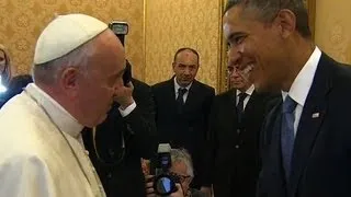 President Obama reflects on his first meeting with Pope Francis