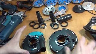 Grinding covers for Bosch, Bihui, Dnipro-M grinders: features, fasteners for Bosch, Makita