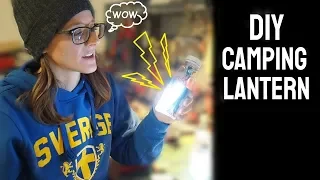 How to make a camping lantern (DIY)