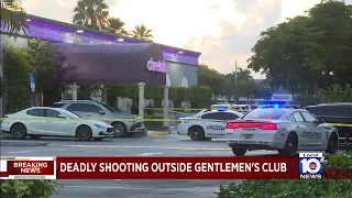 Man shot dead outside Hallandale Beach strip club