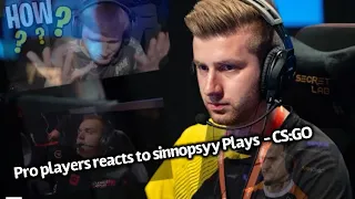 Pro players reacts to sinnopsyy Plays - CS:GO