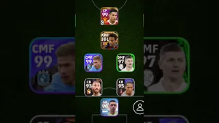 Free kick squad | 4-2-1-3 Formation | efootball 2024 mobile #shorts #efootball #pes #viral