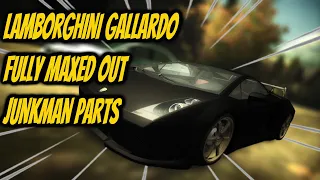 Lamborghini Gallardo Fully Maxed Out Junkman Parts NFSMW