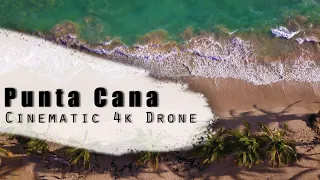 Relaxing music in cinematic drone footage | Punta Cana in 4K