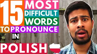 15 MOST DIFFICULT words in POLISH| I tried PRONOUNCING THE MOST DIFFICULT WORDS IN POLISH