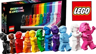LEGO Pride Monochromatic Minifigure Set | Everyone is Awesome Official Images & Preview!