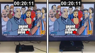 PS2 Slim vs PS2 Fat | GTA 3: Which is better? Comparative loading times