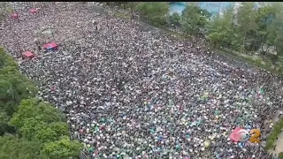 Estimated 1.7 Million Turn Out For Pro-Democrary Protests In Hong Kong