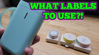 What Labels To Use With The NIIMBOT D11 Label Printer?