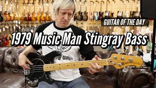 1979 Music Man Stingray Black | Guitar of the Day - Greg Coates