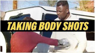 Francis Ngannou Takes Body Shots From Everyone!