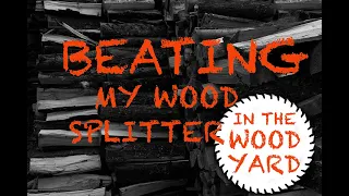 #92 - Firewood Splitter Repairs - Beating on my broken splitter with a maul, splitting a pile of ash