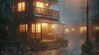 The sounds of rain for sleep relaxing | Rain sound for relief insomnia | heavy rain sounds for sleep