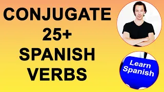 How To Conjugate More Than 25 Spanish Verbs + Phrases Tutorials / Podcast. Learn Spanish With Pablo.