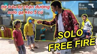 Trẻ Trâu Bất Ngờ Bị Chặn Đường Gạ Kèo Solo Free Fire Kèo 5 Củ | TQ97