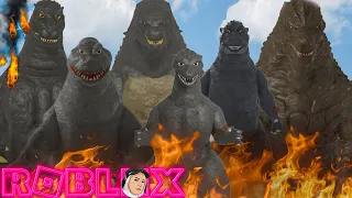 All Godzillas Showcase in | Roblox Kaiju Alpha