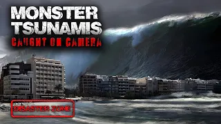 4 Huge Monster Tsunami Wave Disasters [Caught On Camera]