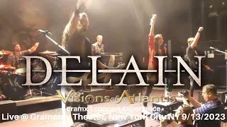 Delain & Visions of Atlantis LIVE @ Gramercy Theater New York City NY 9/13/2023