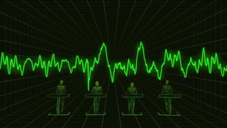 Kraftwerk 3D Electro Kardiogramm concert
