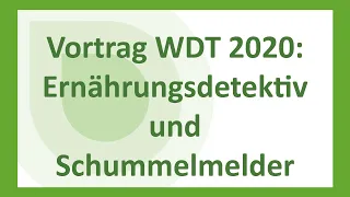 Ernährungsdetektiv und Schummelmelder (Weltdiabetestag 2020)