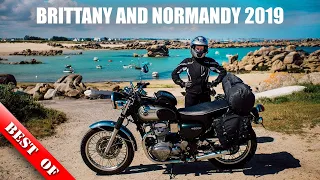 Brittany and Normandy motorcycle trip on Kawasaki W800