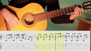 Californication Red Hot Chili Peppers.Guitar fingerstyle.Notes.Tabs.ноты и табы.Guitar lesson.
