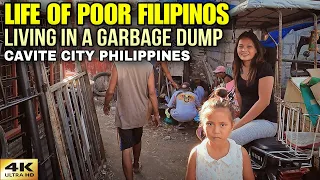 Life of Poor Filipinos Living in a Garbage Dump [4K]