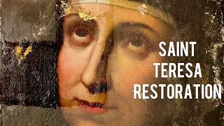 Restoration of 18th century painting!