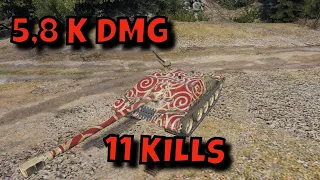 5,8K DMG and 11 kills | WZ-120-1G FT #1 | World of Tanks | Replay #82