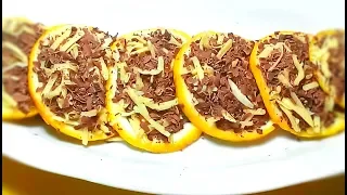 БЫСТРАЯ ЗАКУСКА на праздничный стол.  ПРОСТАЯ ЗАКУСКА к коньяку.