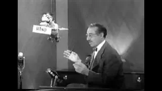 Groucho You Bet Your Life"  Secret word Water 1 (classic TV)