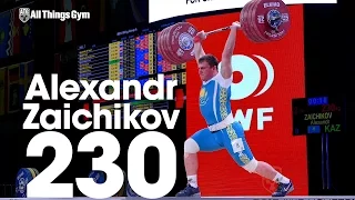 Alexandr Zaichikov (105kg, Kazakhstan) 230kg Clean & Jerk 2015 World Weightlifting Championships