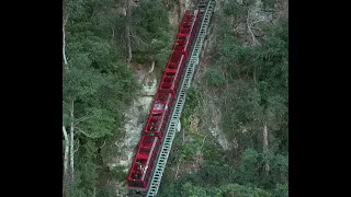 Steepest passenger railway in the world #scenicworld  #scenicrailway #bluemountains