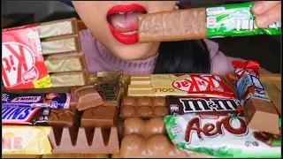 ASMR CHOCOLATE CANDY SWEETS |  EATING SOUNDS | NO TALKING