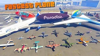 GTA V Online Which is fastest Plane/Jet | Top Speed