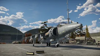 [War Thunder] 공대지 공대공 다 되는 아음속 함재기 - Harrier GR.7 AGM-65G CAS