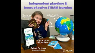 PlayShifu Educational Globe for Kids - Orboot Earth (Globe + App) Interactive AR World Globe