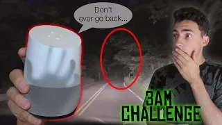 DO NOT ASK GOOGLE HOME ABOUT CLINTON ROAD AT 3:00 AM *THIS HAPPENS* CLINTON ROAD 3 AM CHALLENGE