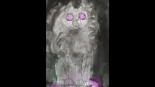 Demonic little grey cat ( all phases in one video )