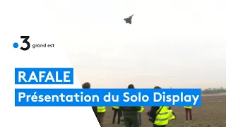 Présentation du Rafale Solo Display sur la base aérienne 113