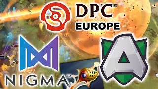 NIGMA vs ALLIANCE - DREAMLEAGUE DPC EUROPE UPPER DIVISION DOTA 2