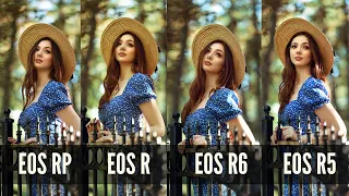 Comparing all 4 Canon Mirrorless Cameras EOS RP, R, R6 and R5