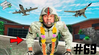 GTA 5 ; FRANKLIN JOIN THE ARMY IN GTA 5 ( NEW MODS) #69