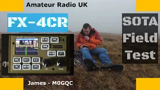 Testing the FX-4CR on a SOTA summit